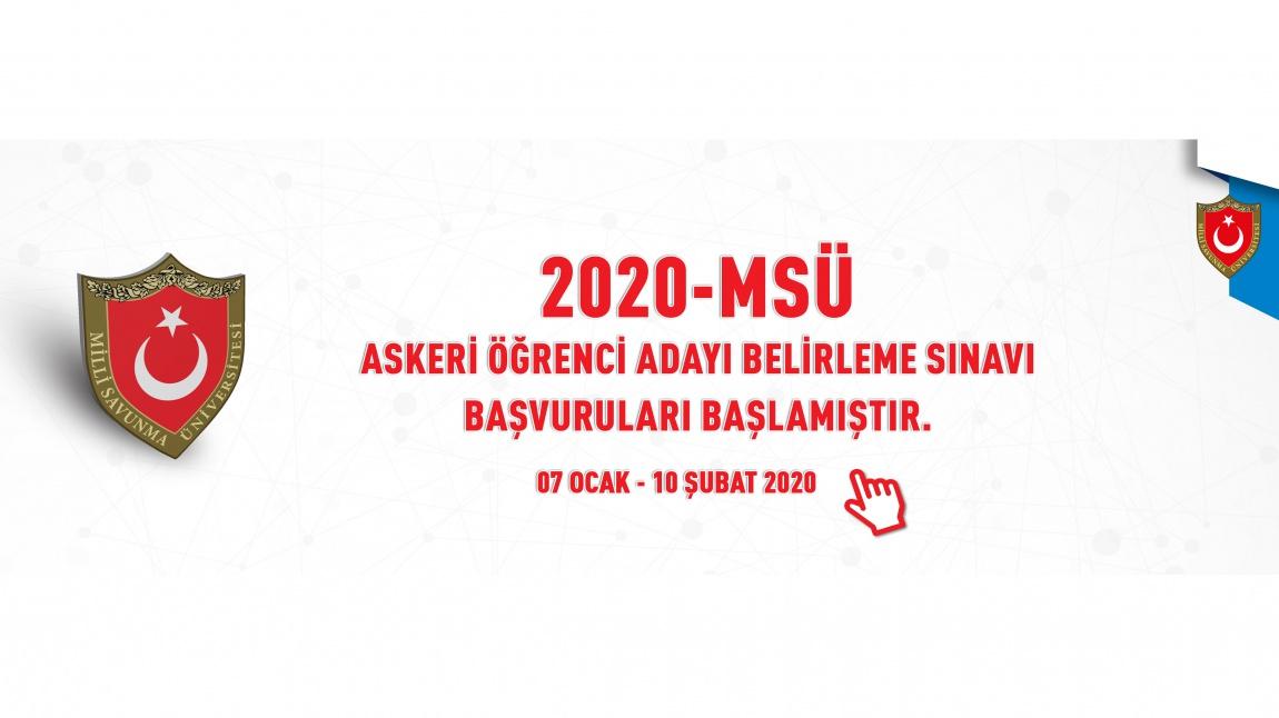 msu askeri ogrenci adayi belirleme sinavi basvurulari baslamistir kartal anadolu lisesi